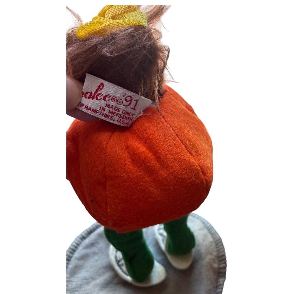 Annalee Pumpkin Kid Doll Decoration - Picture 4 of 9